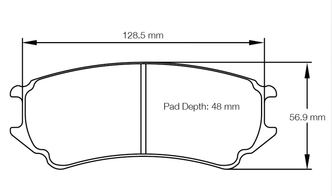 Pagid Racing Brake Pads - 8242