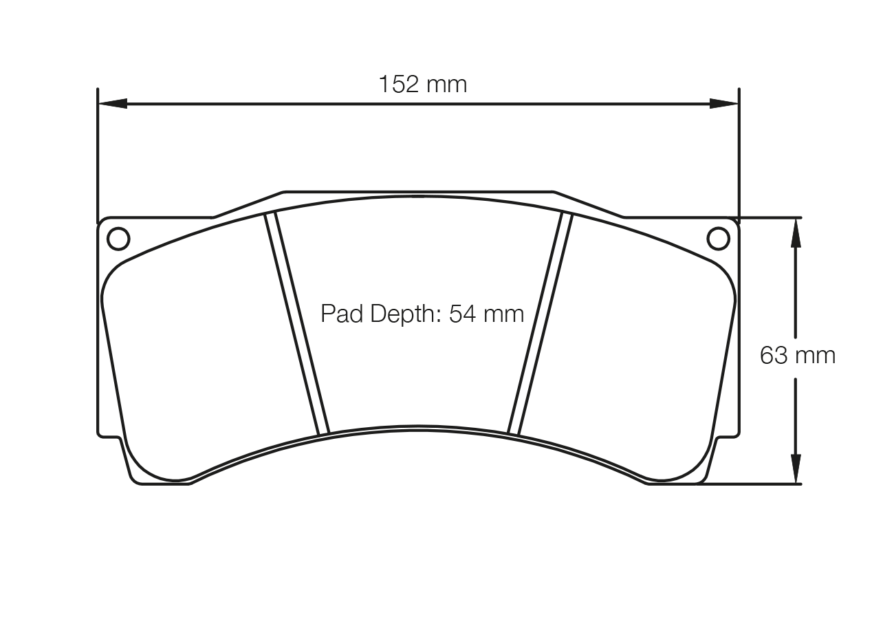 Pagid Racing Brake Pads - 8250