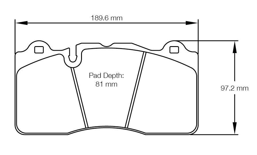 Pagid Racing Brake Pads - 8253