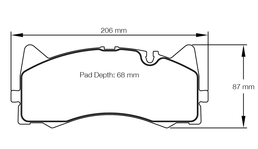 Pagid Racing Brake Pads - 8257