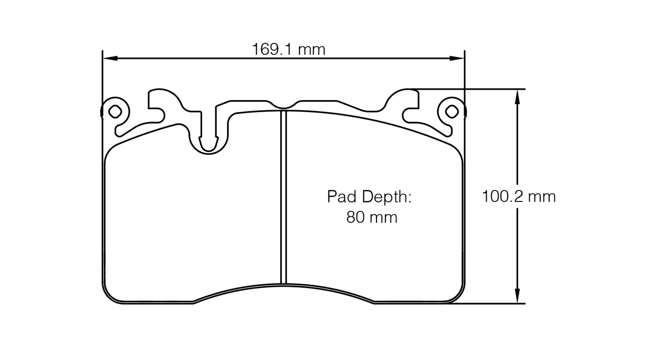 Pagid Racing Brake Pads - 8269