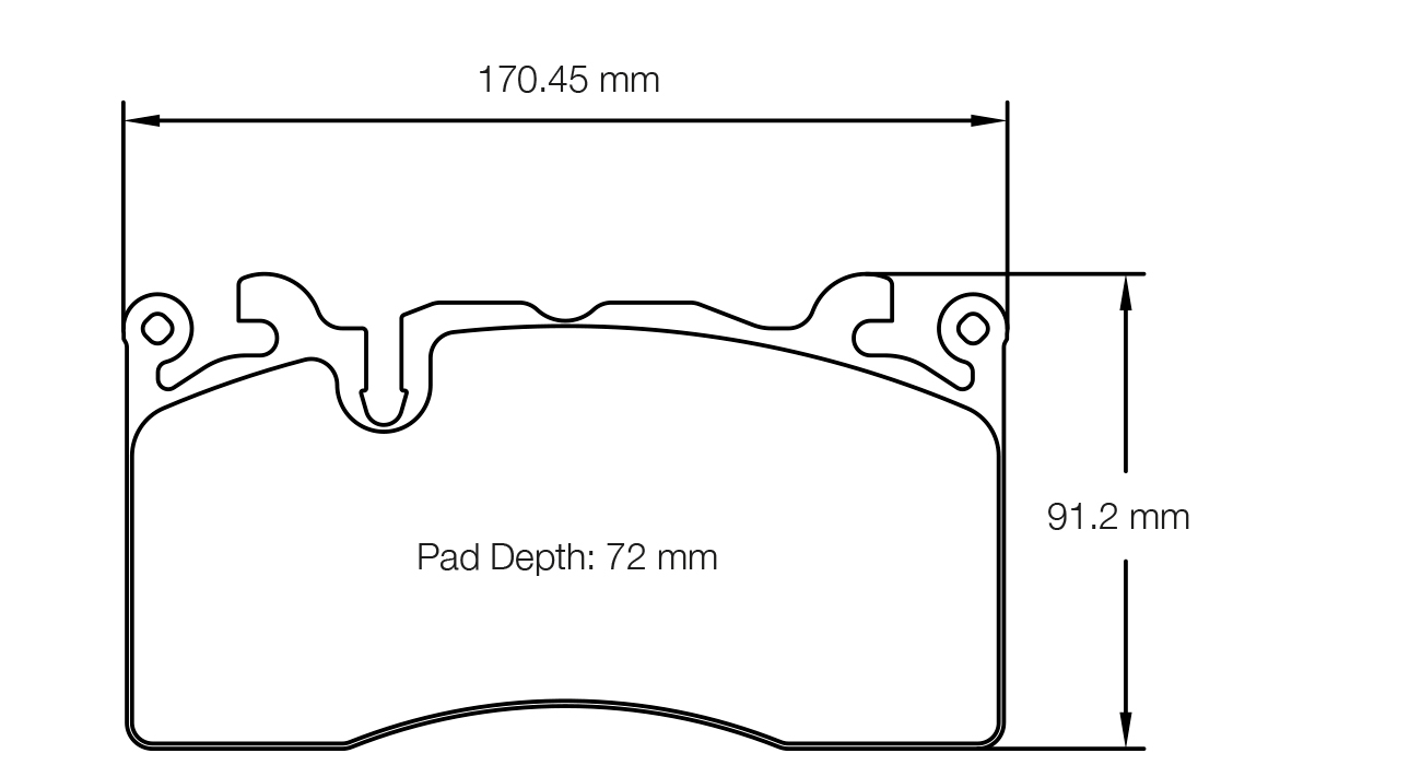 Pagid Racing Brake Pads - 8283