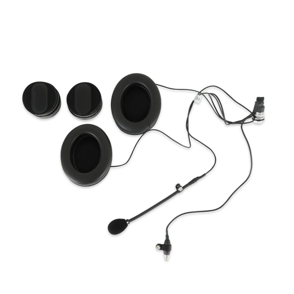 STILO Integrated Electronics- Gentex Boom Mic, Earmuff Speakers + 3.5mm Jack for Earbuds