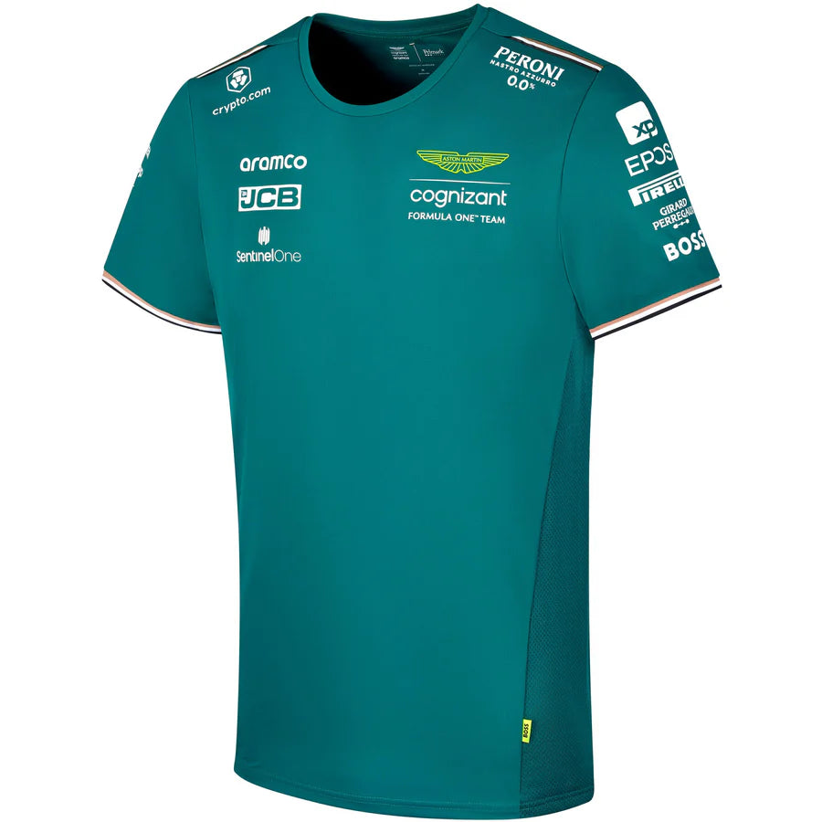 Aston Martin Cognizant ARAMCO F1 Men's Team T-Shirt - Green