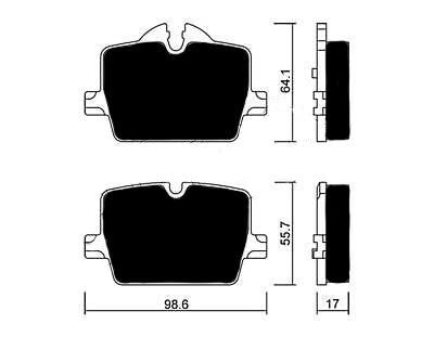 Pagid Racing Brake Pads - 8276X 20-25 Supra 3.0L BASE REAR, & 21-25 Supra 2.0L BASE REAR + BMW 230i-430i