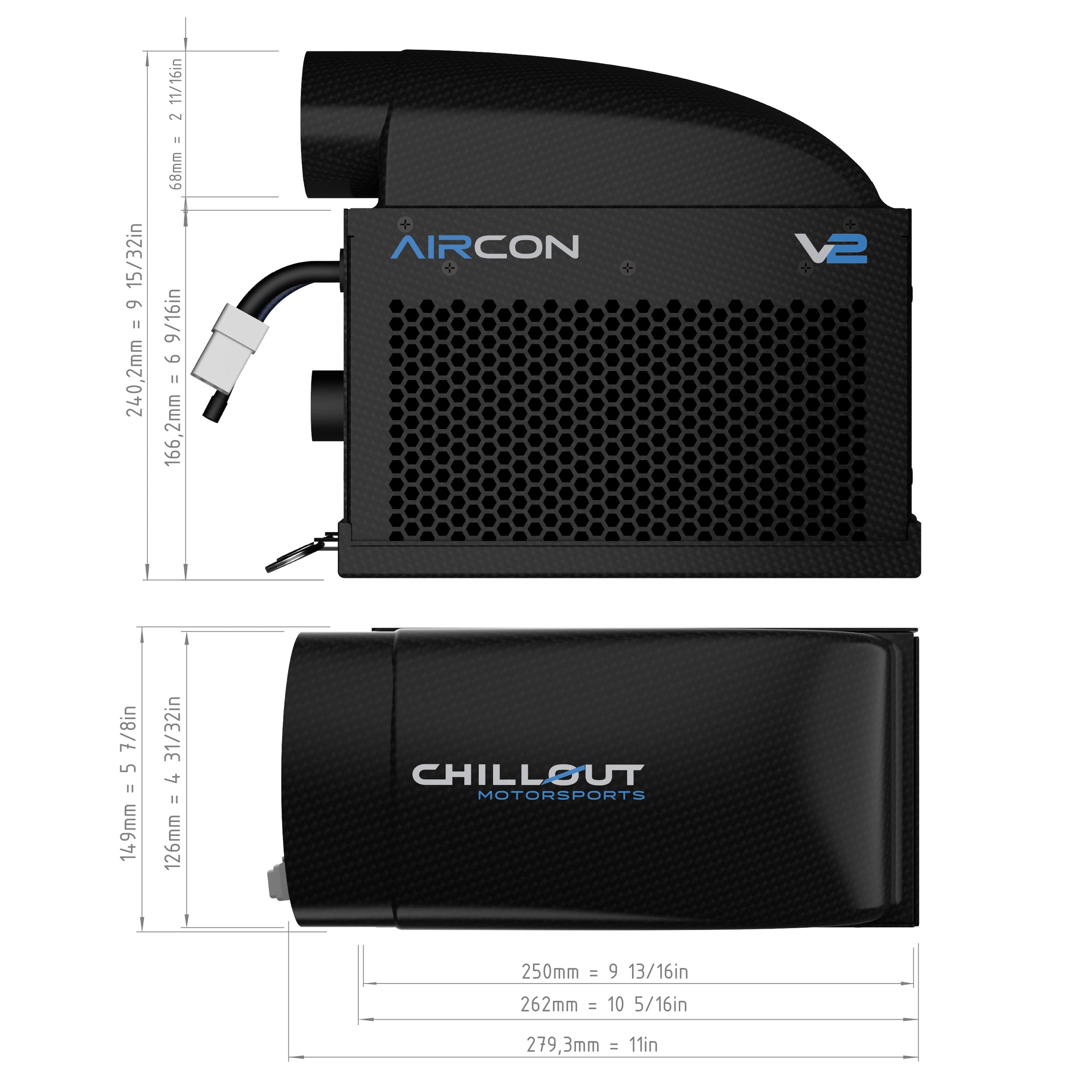 CHILLOUT AirCon V2 Helmet Cooler