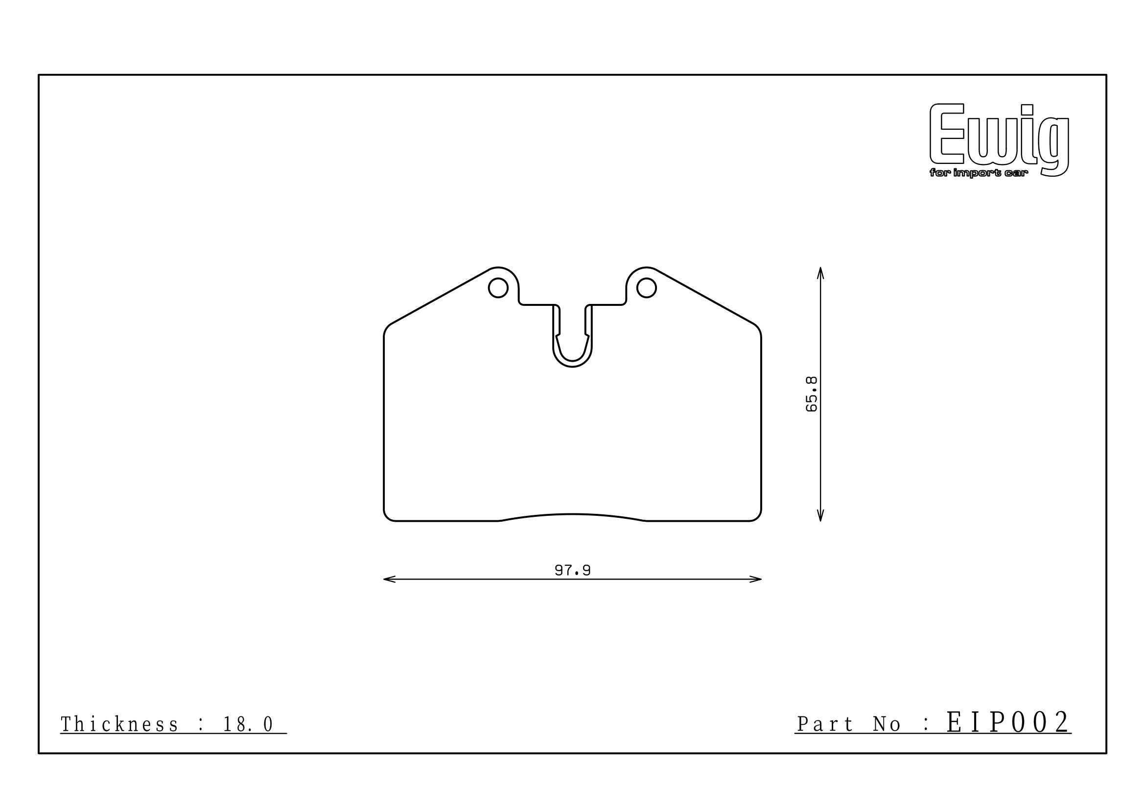 Endless Racing & Street Brake Pads - EIP002