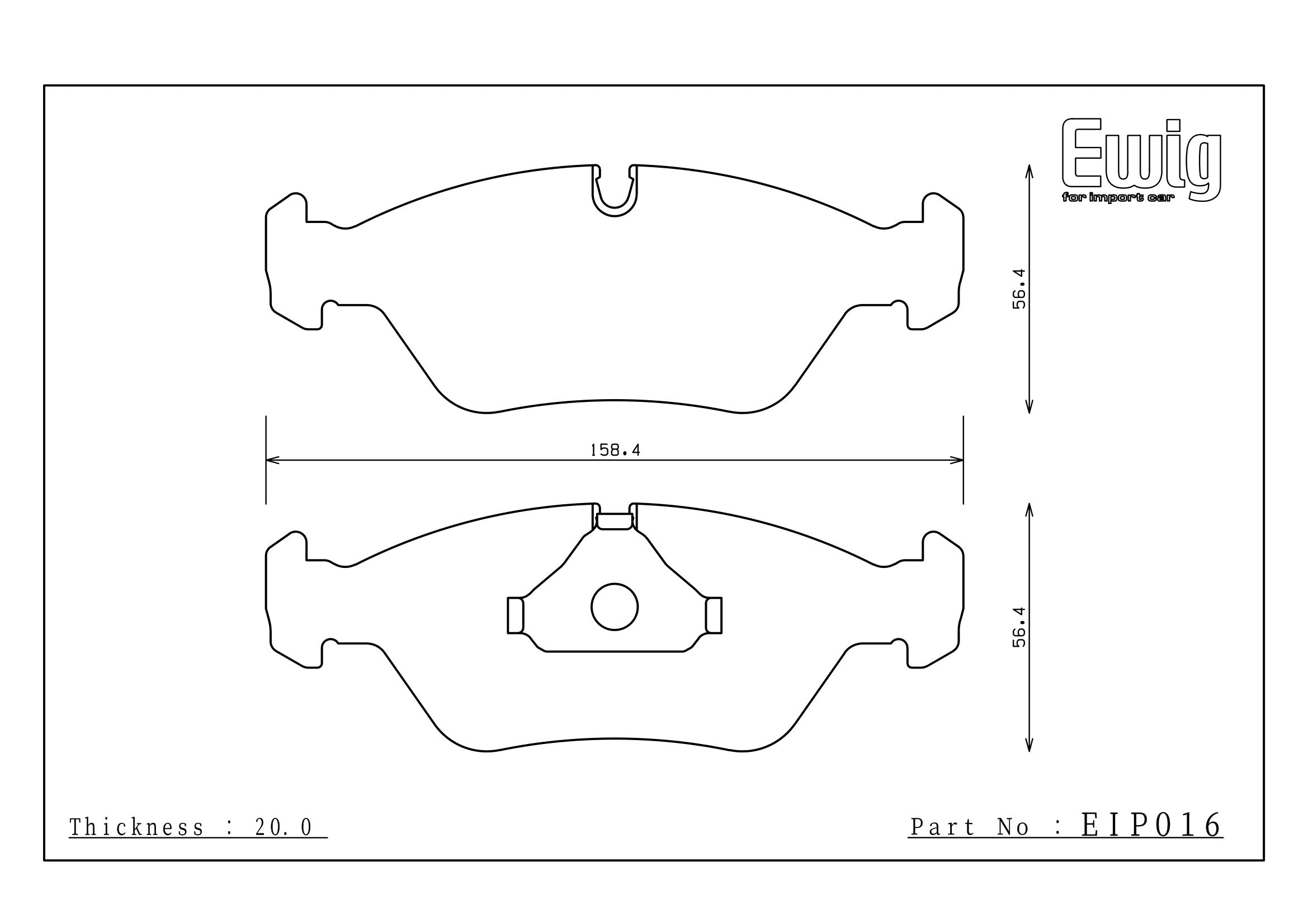 Endless Racing & Street Brake Pads - EIP016