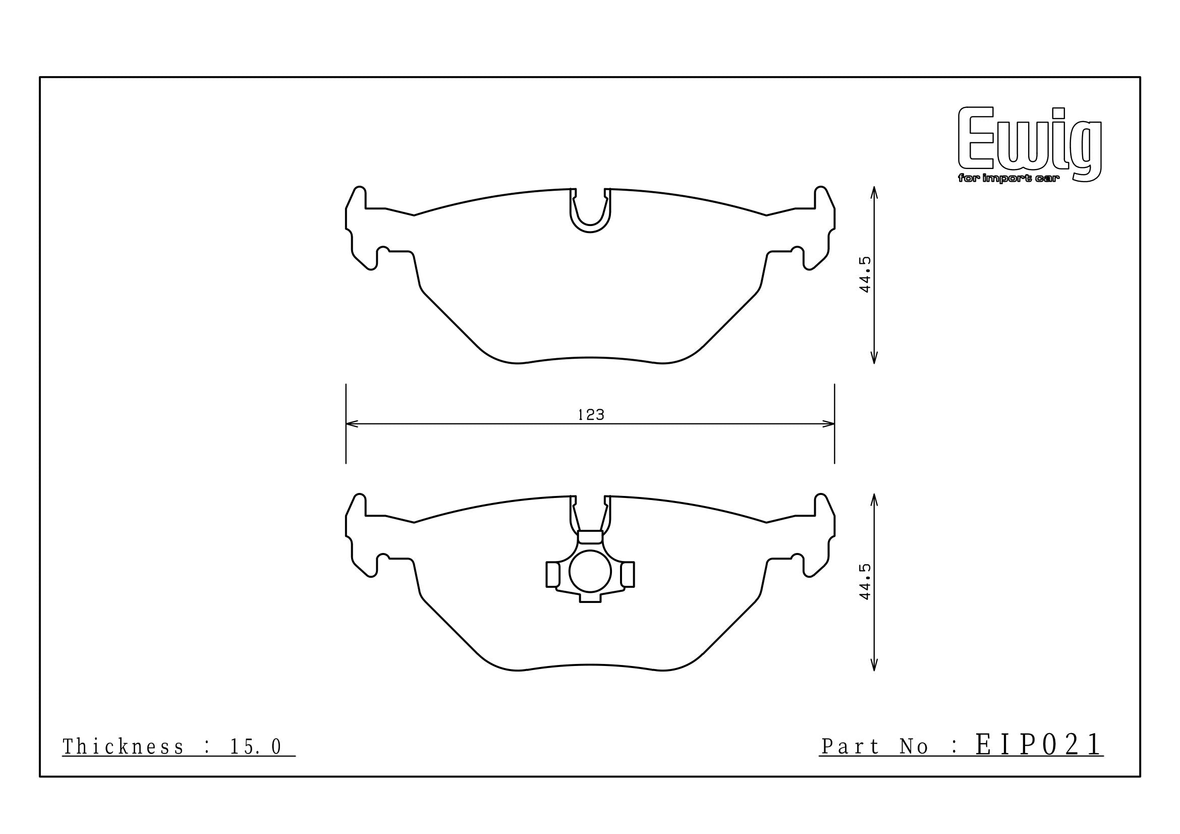 Endless Racing & Street Brake Pads - EIP021