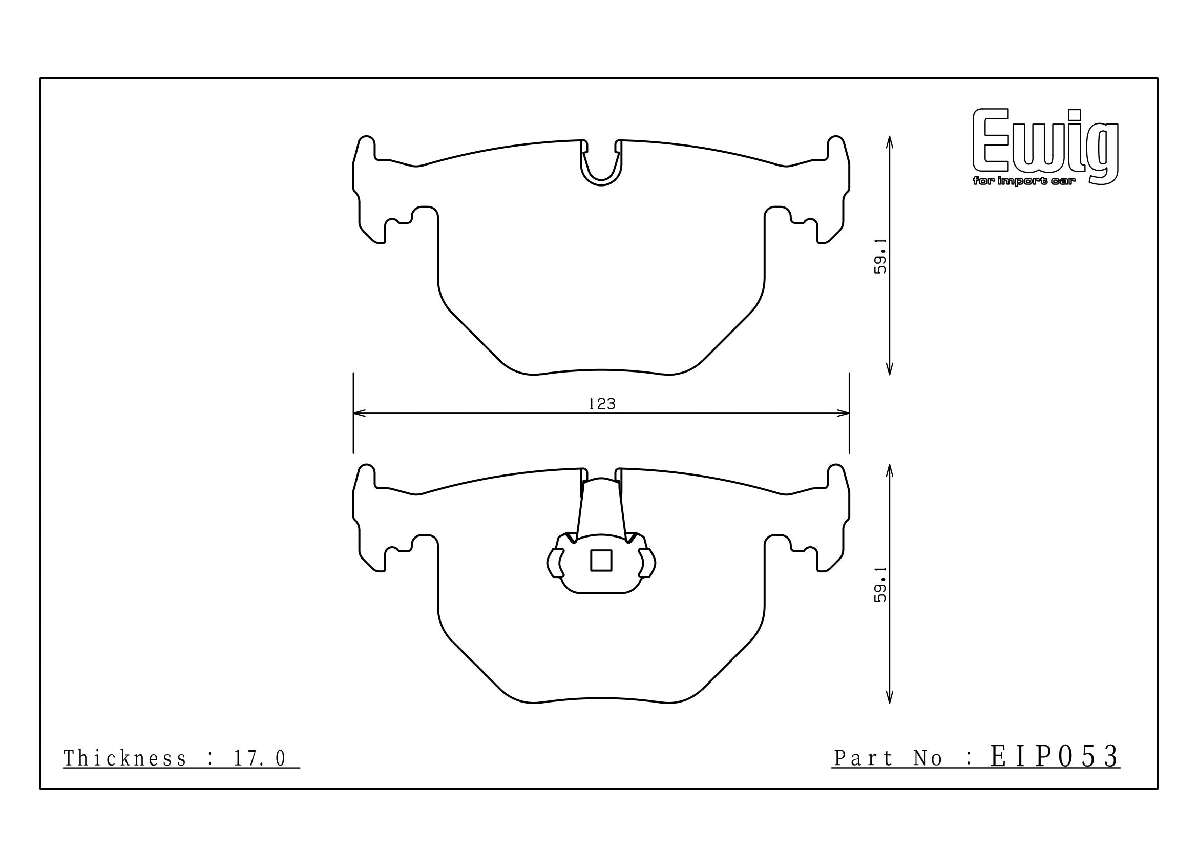 Endless Racing & Street Brake Pads - EIP053