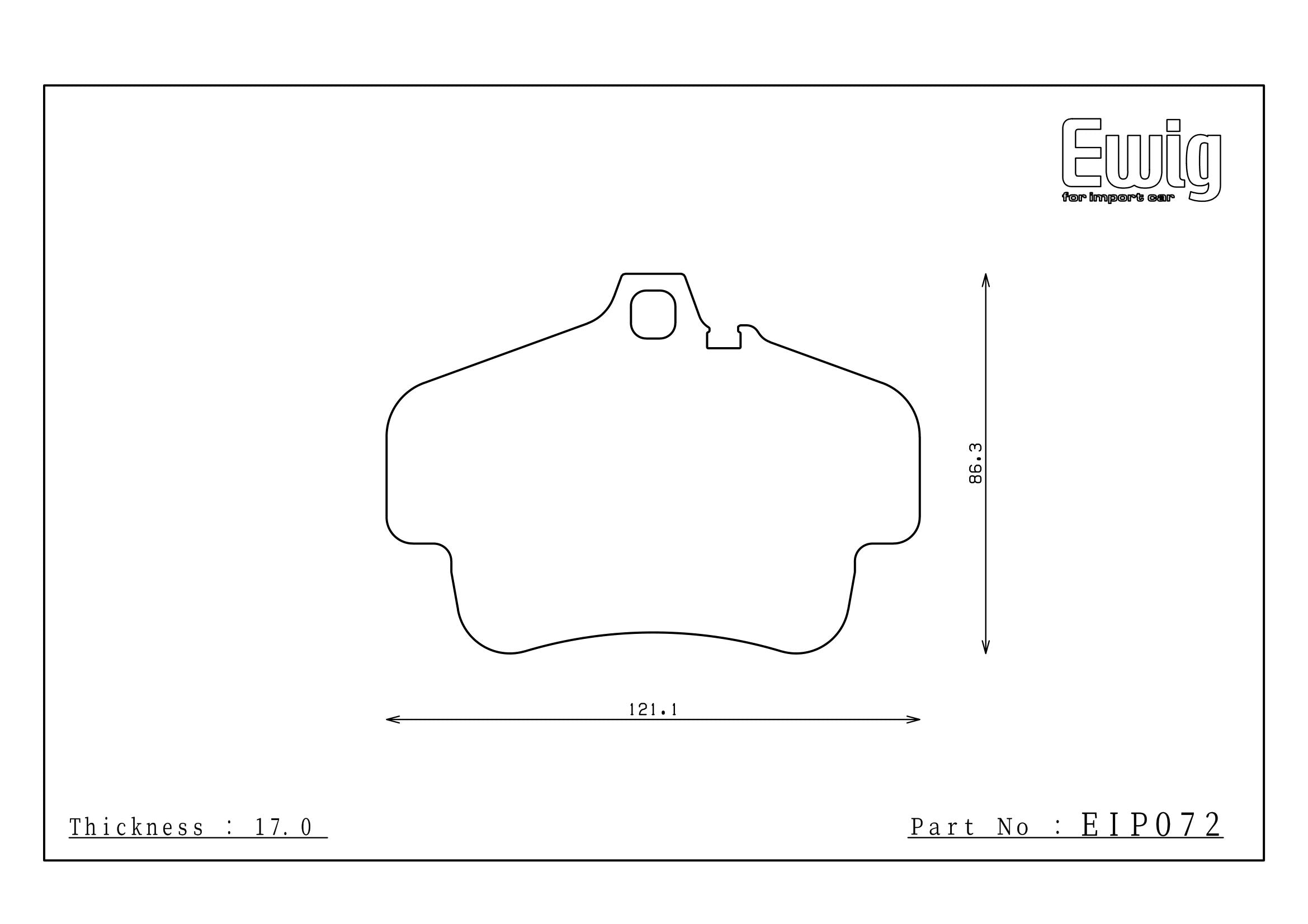 Endless Racing & Street Brake Pads - EIP072