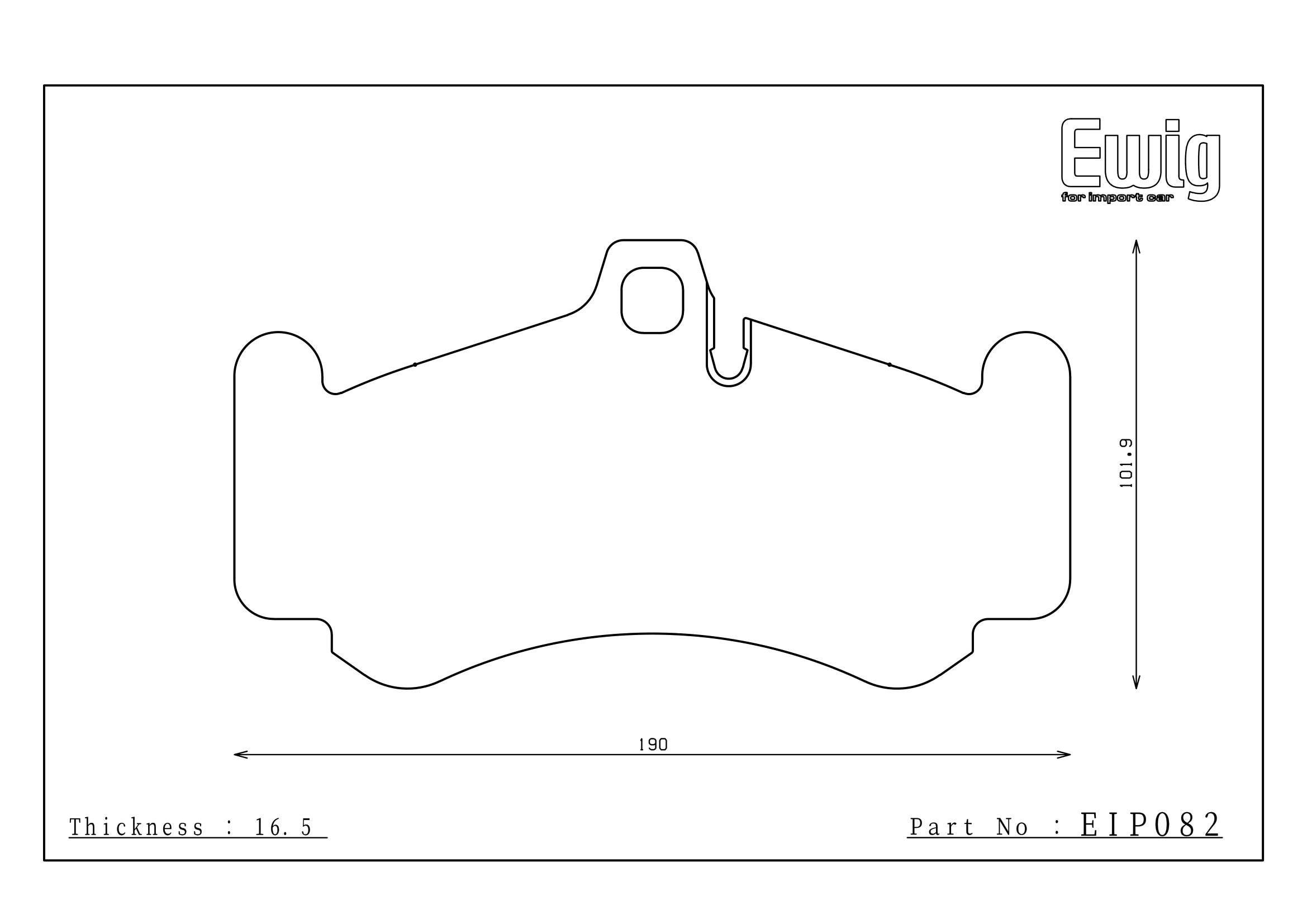 Endless Racing & Street Brake Pads - EIP082