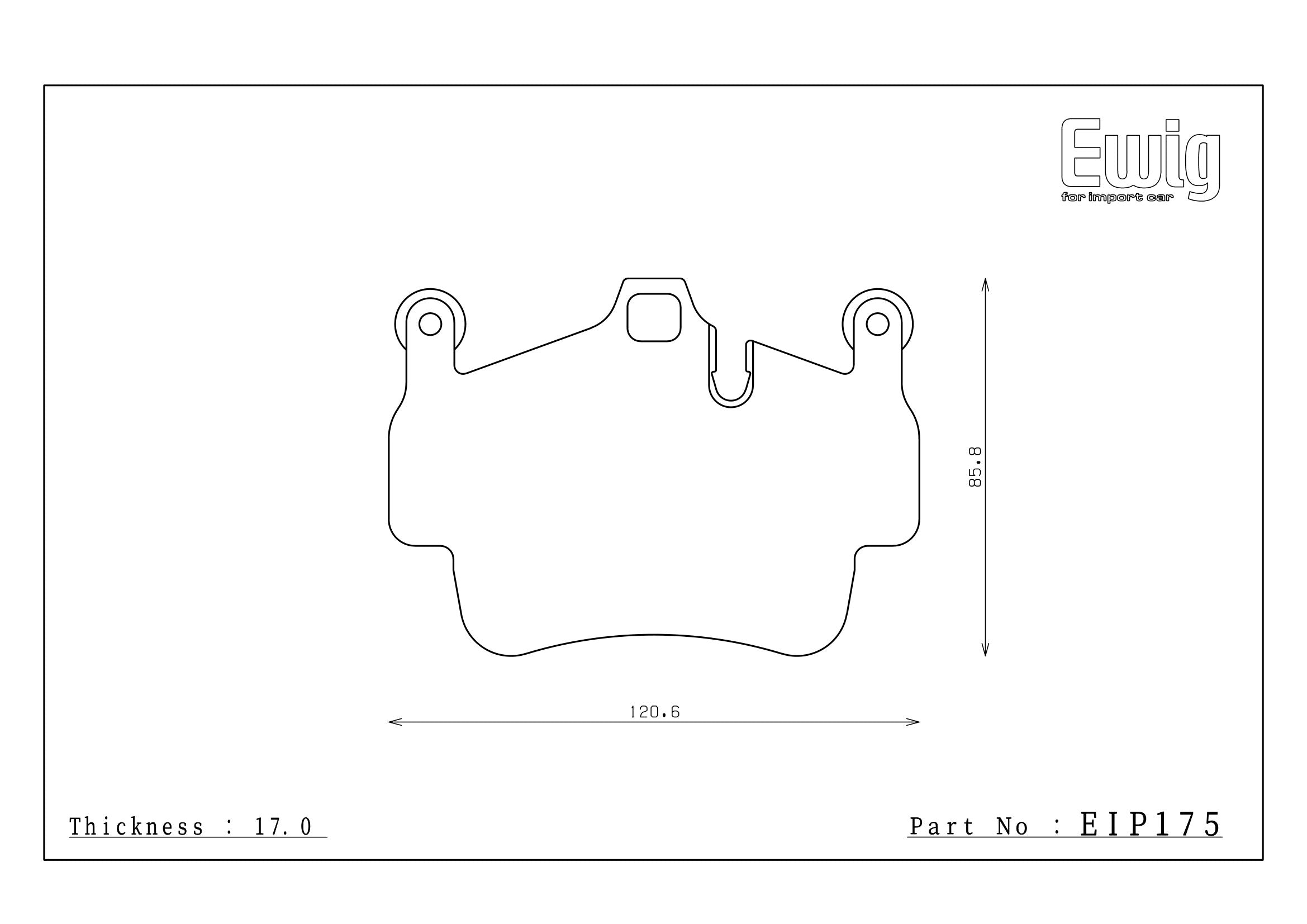 Endless Racing & Street Brake Pads - EIP175