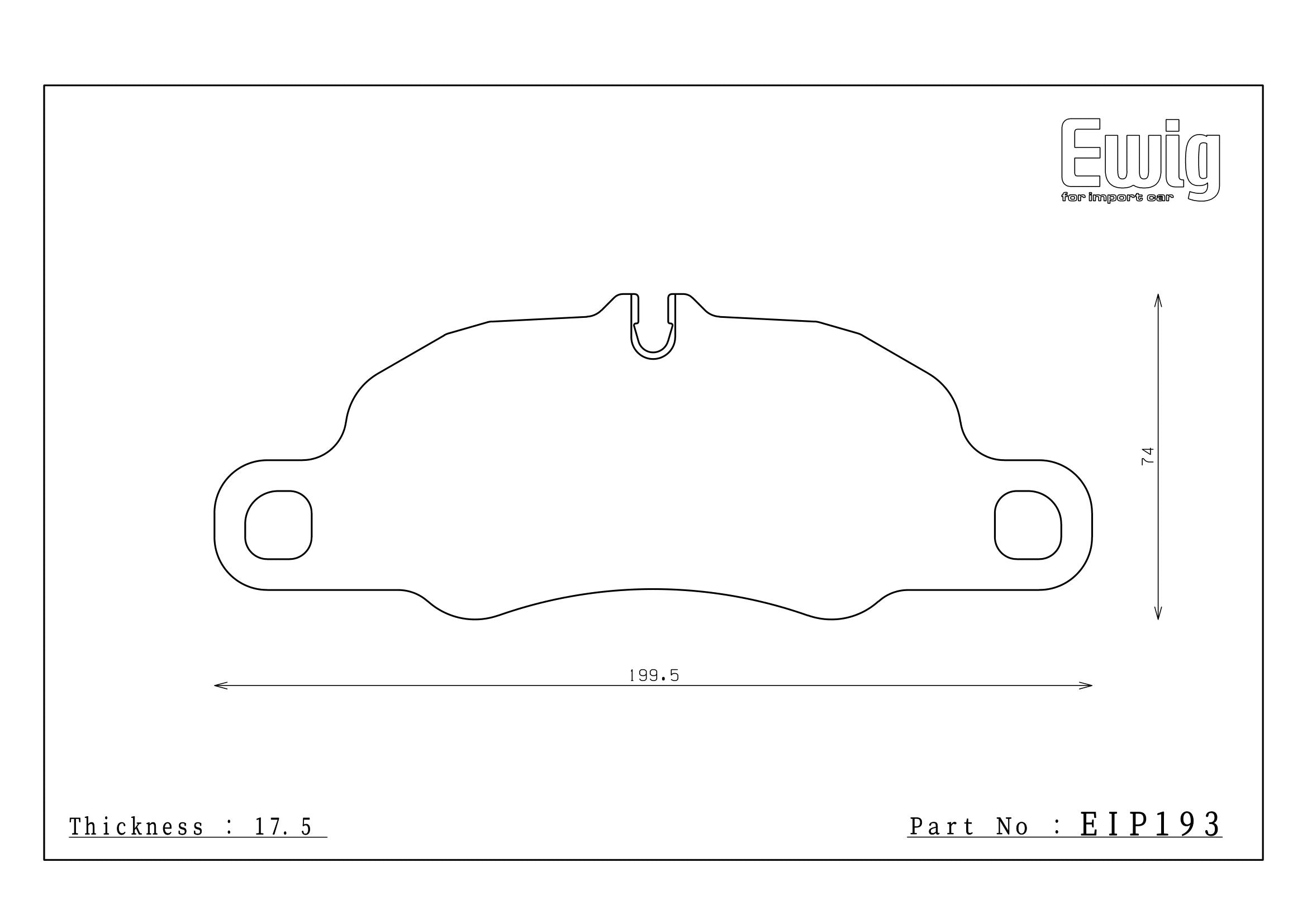 Endless Racing & Street Brake Pads - EIP193