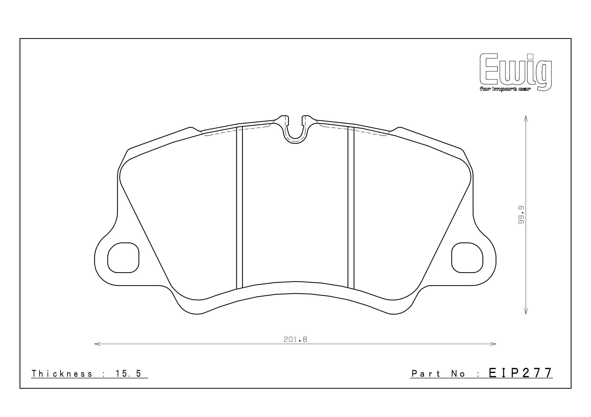 Endless Racing & Street Brake Pads - EIP277