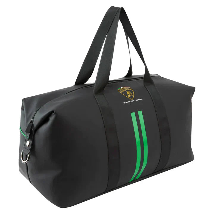 AUTOMOBILI LAMBORGHINI SQUADRA CORSE WEEKEND BAG - BLACK