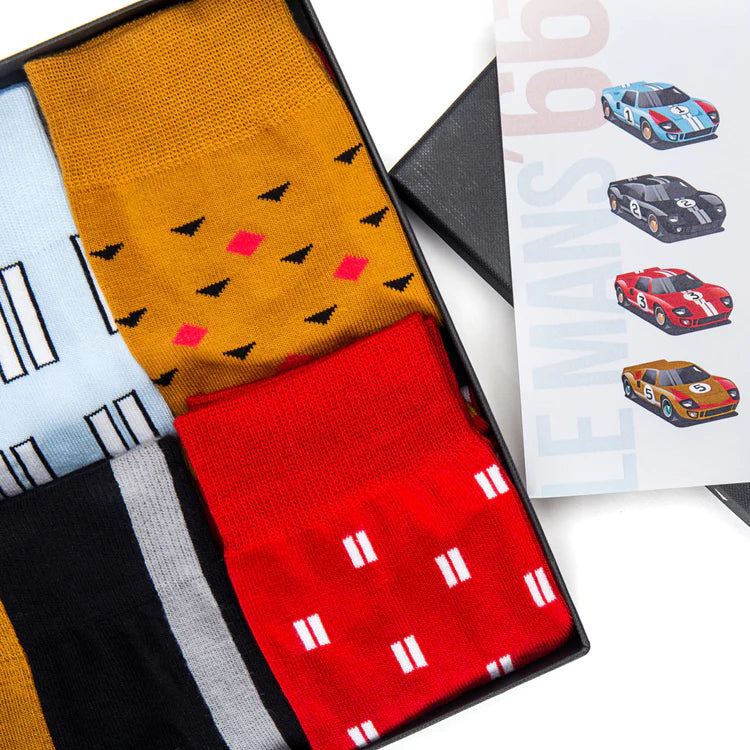 Heel Tread Motorsport Socks - Gift Sets (4 Pair)