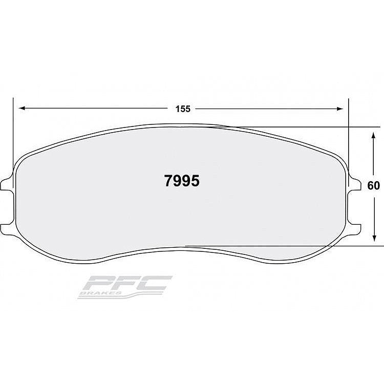 PFC Racing Brake Pads - 7995