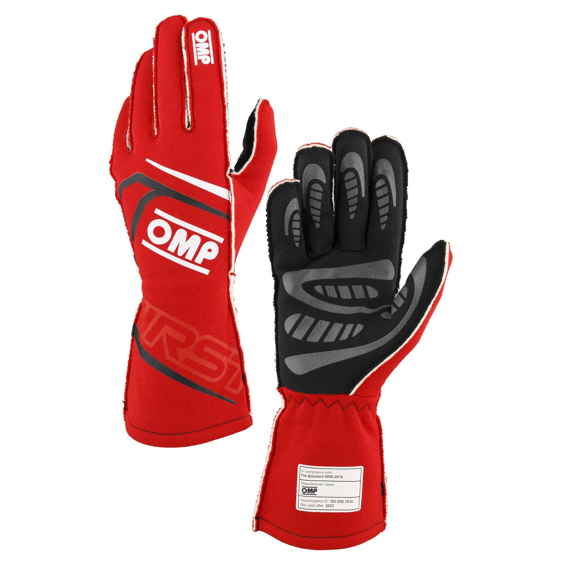 omp handschuhe OMP First Gloves L / Black/Yellow