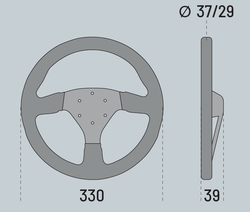 Sparco R 383 Steering Wheel