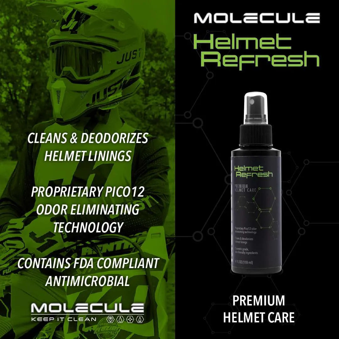 MOLECULE HELMET CARE KIT – 4 oz. Sprayers