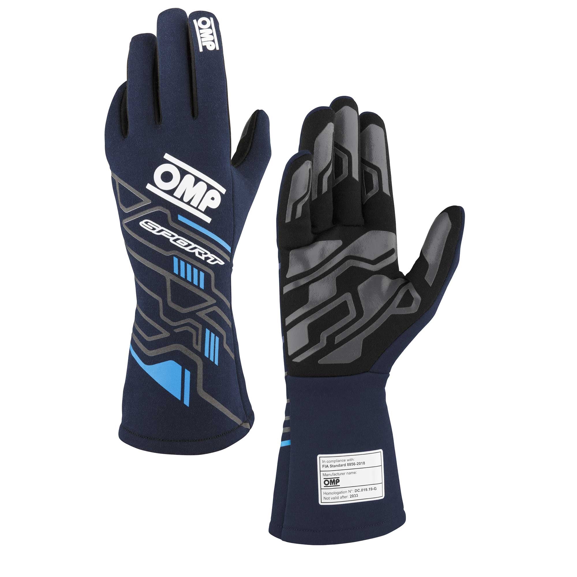 FIA公認 OMP レーシンググローブ FIRST-S GLOVES Mサイズ andare-y-shop_omp-ib770-one-s