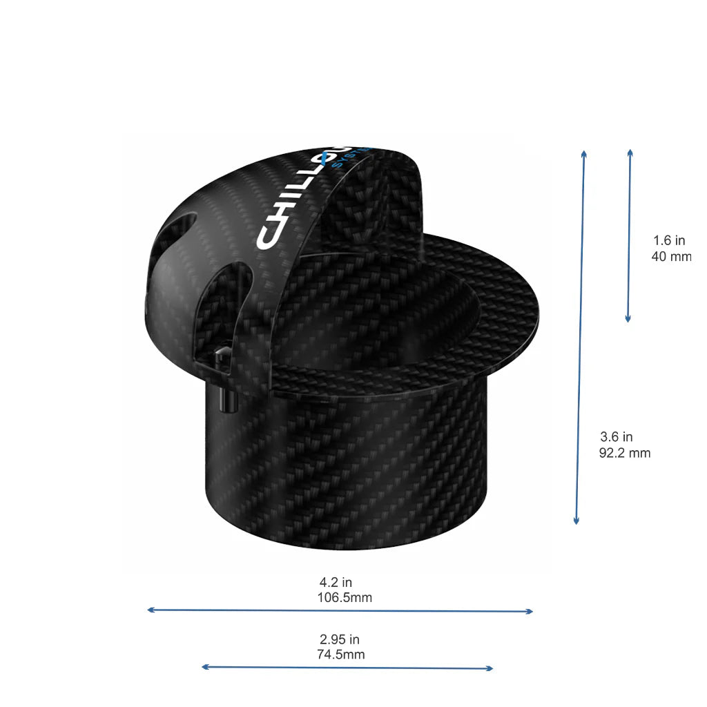 CHILLOUT 3" Spherical Carbon Fiber RAM Air Duct