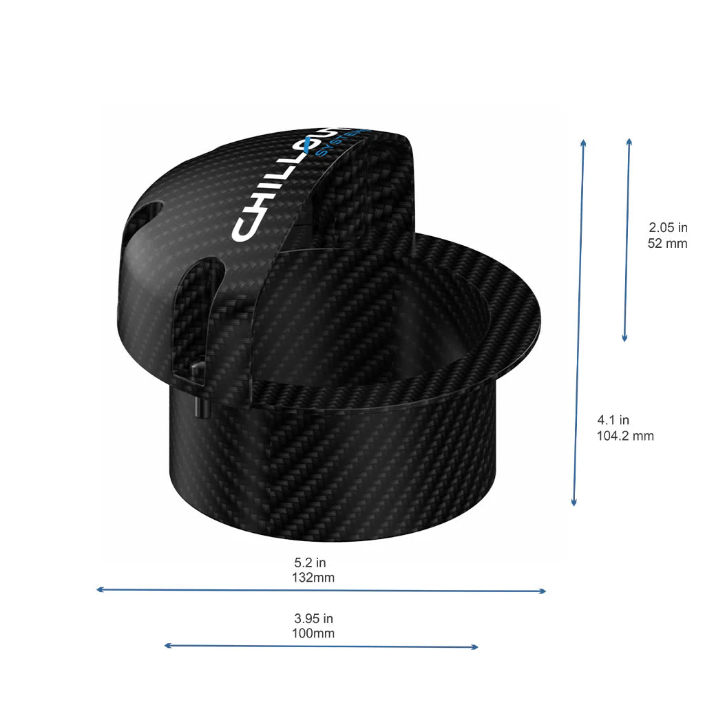 CHILLOUT 4" Spherical Carbon Fiber RAM Air Duct