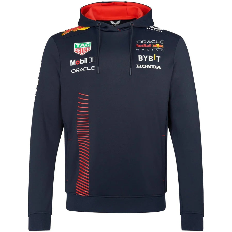 Red Bull Racing F1 Men's 2023 Team Pullover Hoodie - Navy