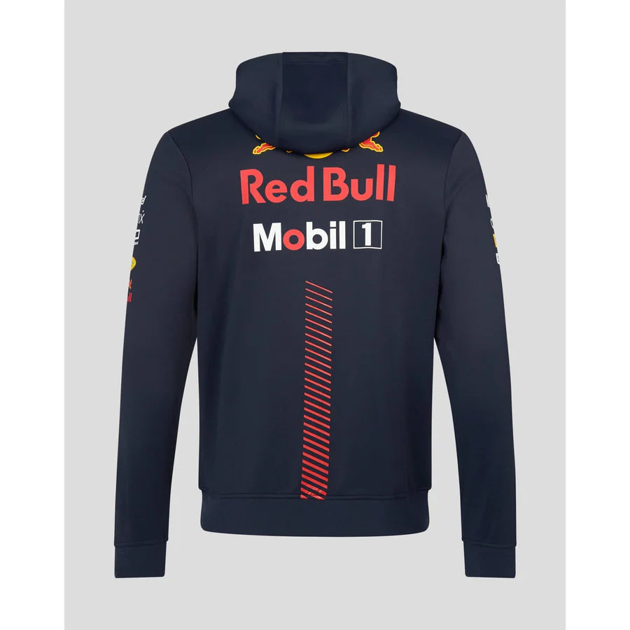 Red Bull Racing F1 Men's 2023 Full Zip Hooded Sweatshirt - Navy