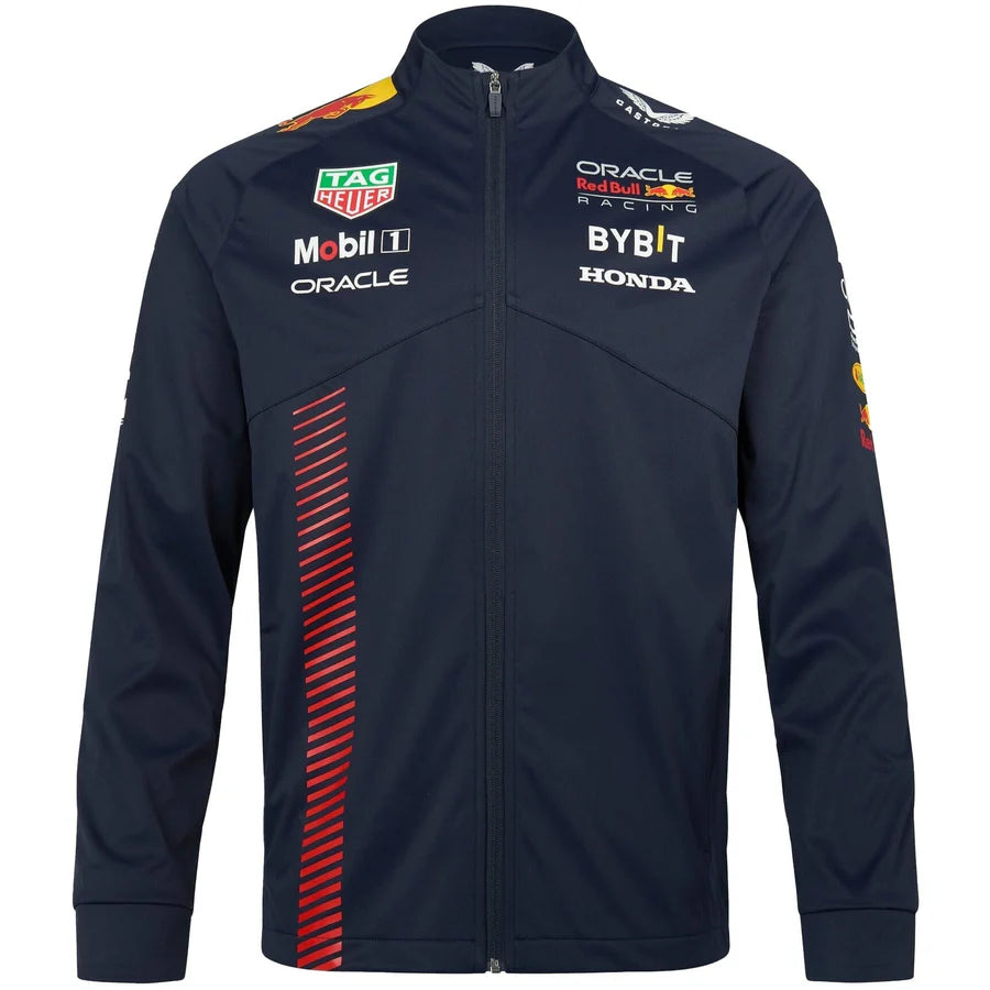 Red Bull Racing F1 Men's 2023 Team Softshell Jacket- Navy