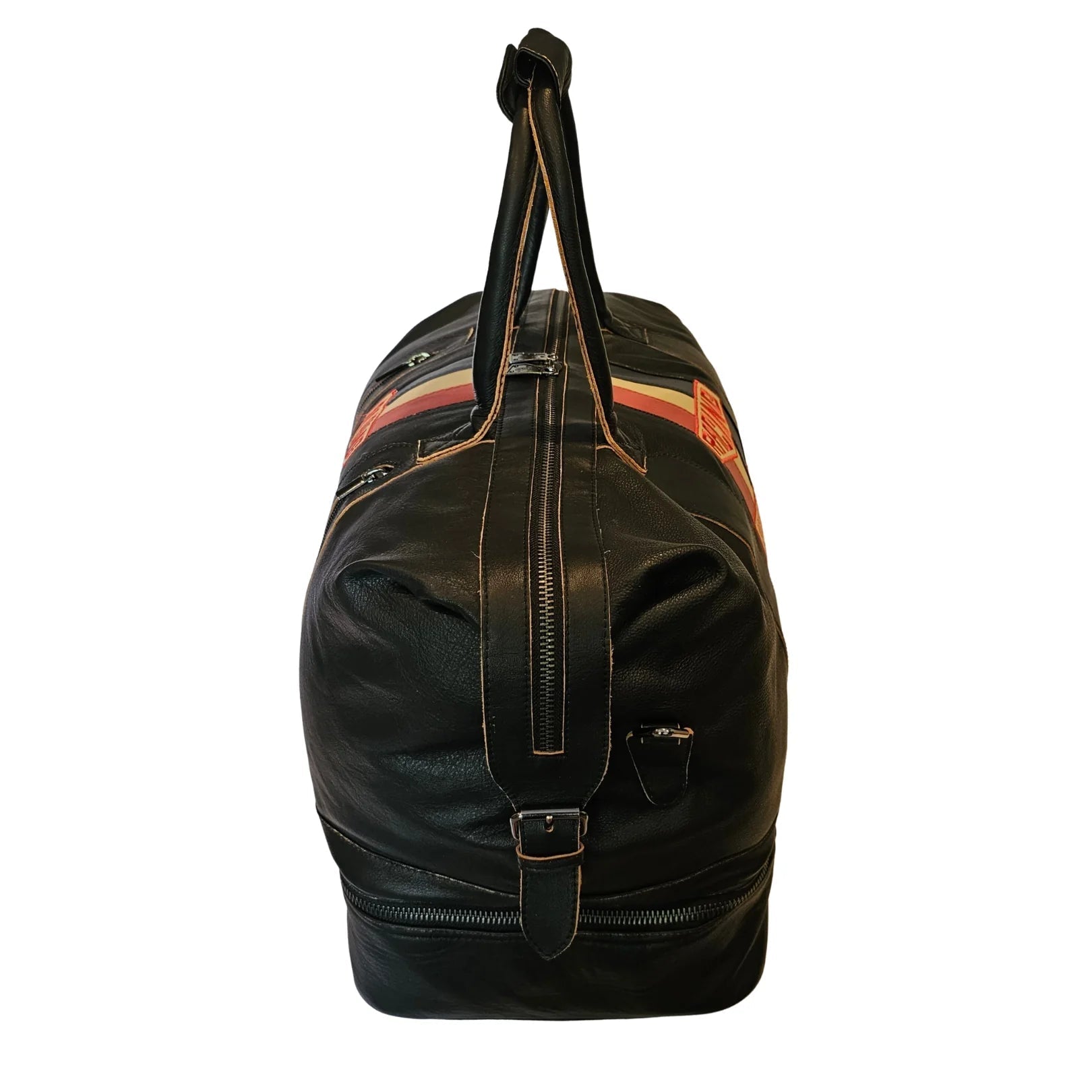 Limited Edition Vintage Leather Track Sport Helmet & Gear Bag