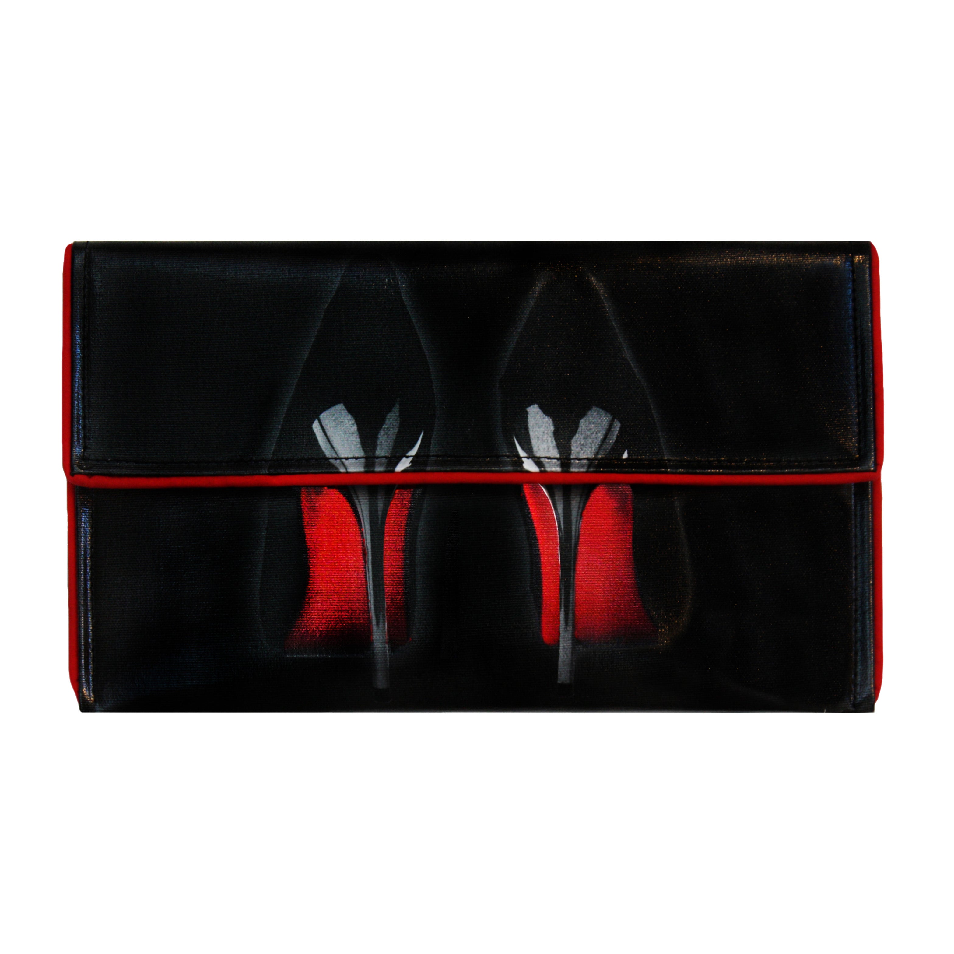 Kent Stetson Black Heels Handbag