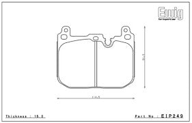 Endless Racing & Street Brake Pads - EIP249