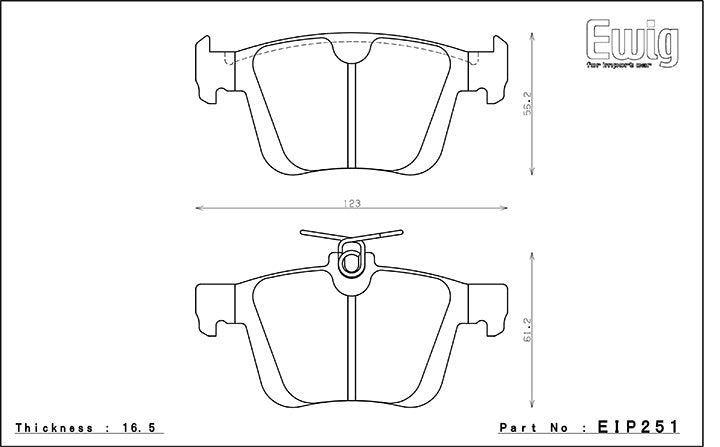 Endless Racing & Street Brake Pads - EIP251