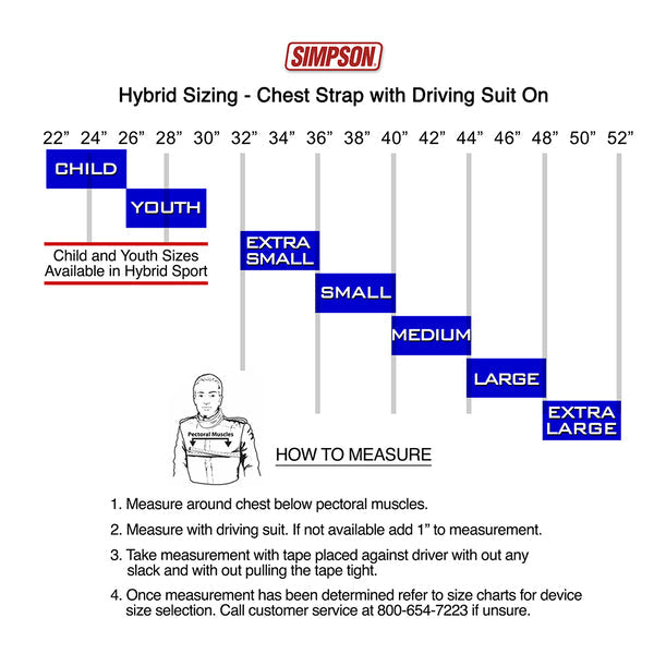 Simpson Hybrid Sport Head & Neck Restraint (Post Anchor)
