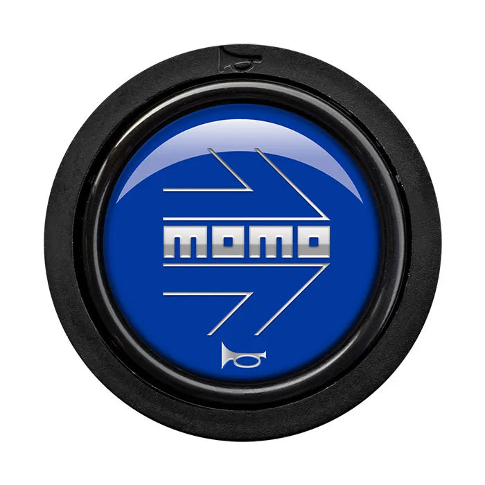 MOMO ARROW HORN BUTTON - CHROME LOGO