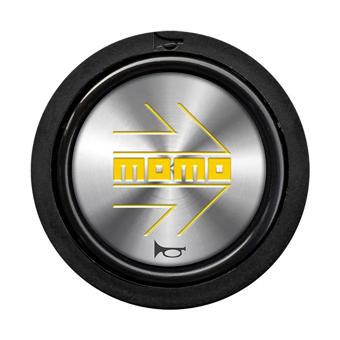MOMO ARROW HORN BUTTON - YELLOW LOGO