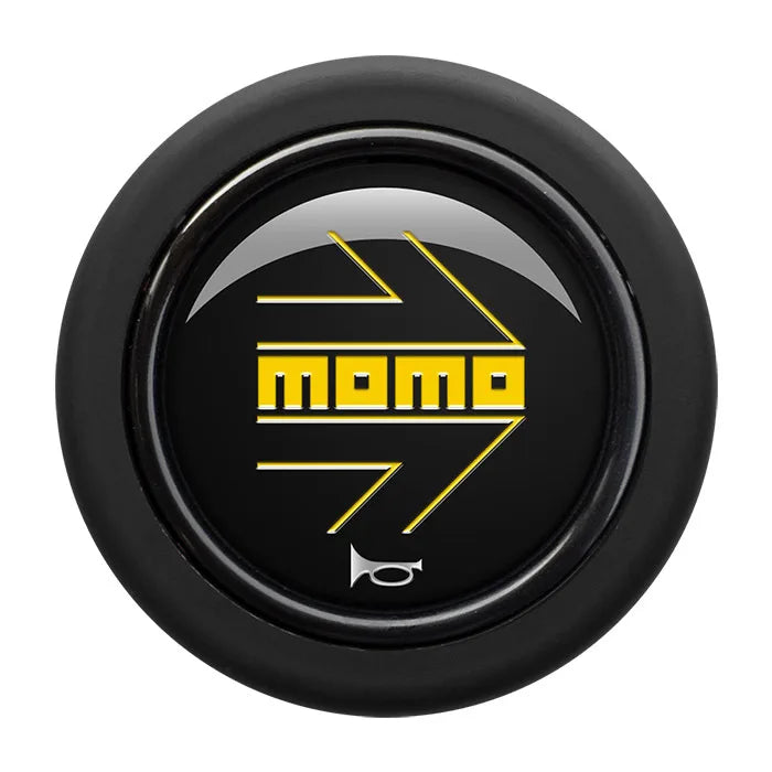 MOMO ARROW HORN BUTTON - YELLOW LOGO
