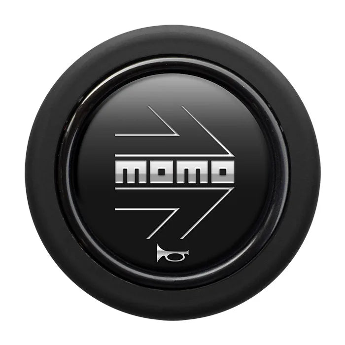 MOMO ARROW HORN BUTTON - CHROME LOGO
