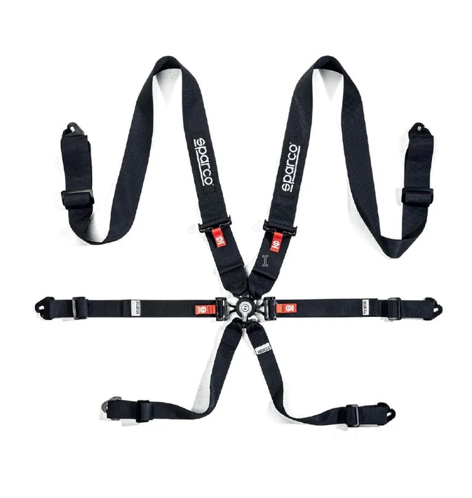 SPARCO COMP H-3+2 6 PT STEEL PD Racing harness