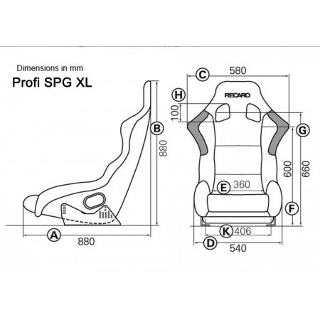 RECARO PROFI SPG XL Racing Seat